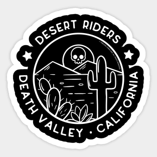 Desert Riders Death Valley California Sticker